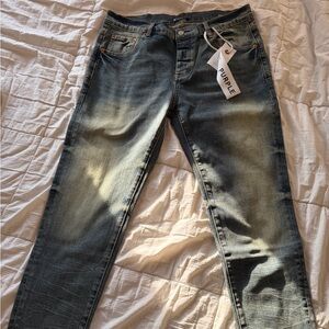 Purple jeans